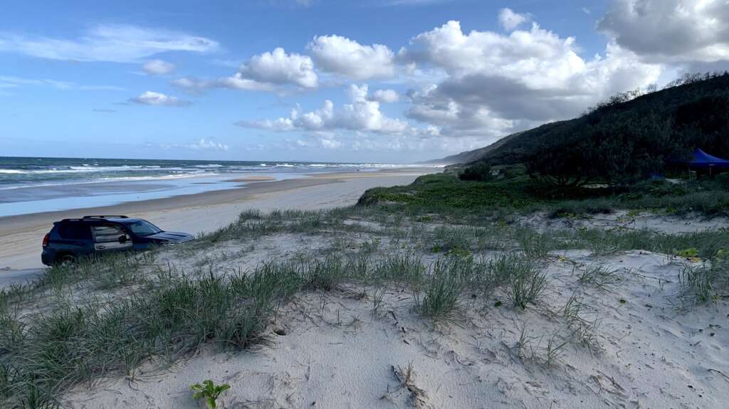 Double Island Point, Great Sandy National Park beach camping near Brisbane
